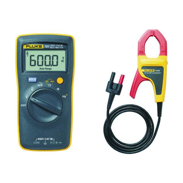 FLUKE ポケットサイズ・マルチメーター101 i400E電流クランプ付キット 101/I400E