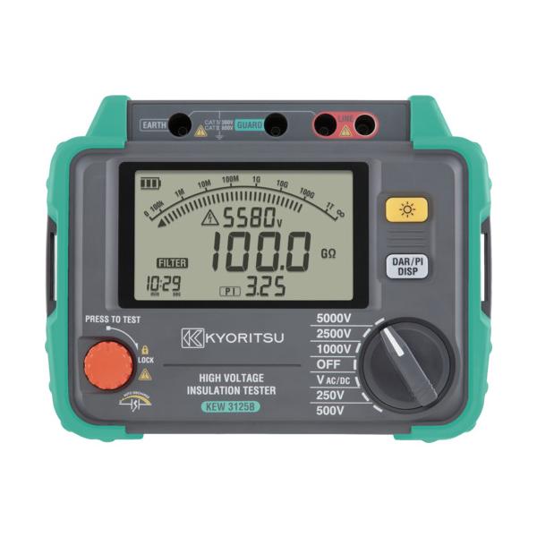 KYORITSU 高圧絶縁抵抗計 KEW3125B｜工具の楽市