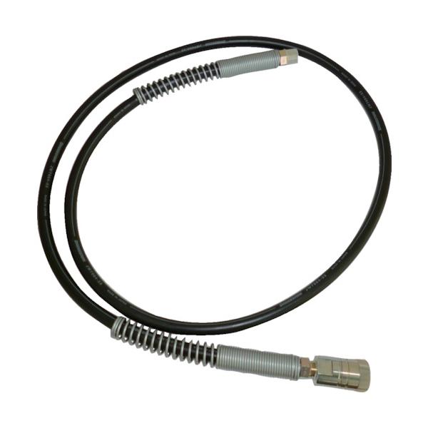 TRUSCO(トラスコ) 油圧ゴムホース2M R3/8カップリング付 TMS-200T