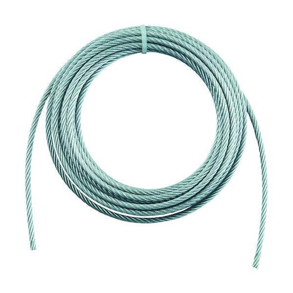 TRUSCO(トラスコ) 手動ウインチ用ワイヤーΦ12×20M用(切りっ放し) WW12-20