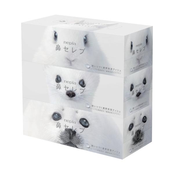 ネピア 鼻セレブ ティシュ 3コx10パック(1ケース) 17500｜工具の楽市