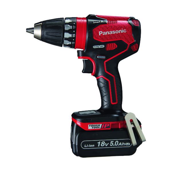 Panasonic デュアル 18V5.0Ah 申し受ける式せん孔機１番ウッド 赤 EZ74A3LJ2G-R
