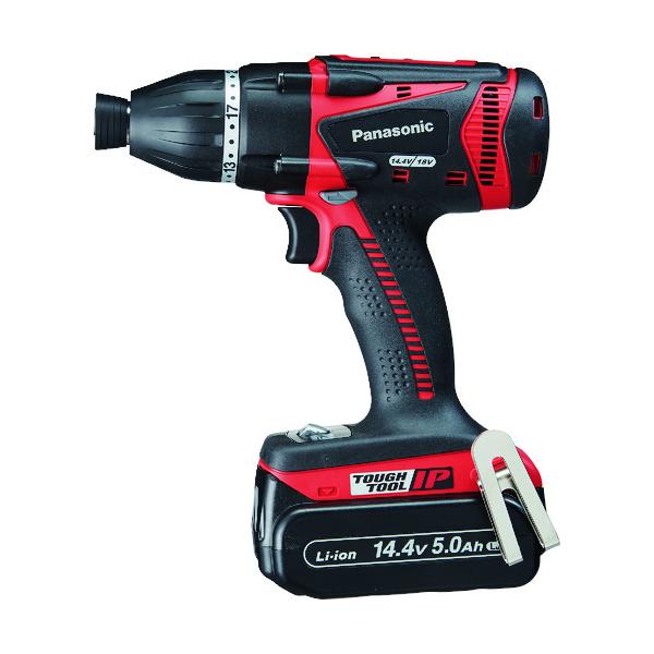 Panasonic デュアル マルチインパクトドライバー 14.4V5.0Ah書き割り品 赤 EZ75A9LJ2F-R