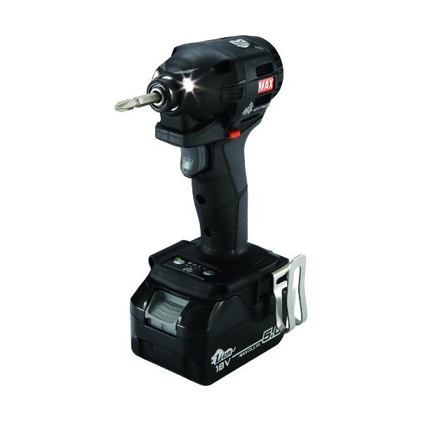 MAX 申し受ける式ブラシレスインパクトドライバ18V書き割り黒 PJ-ID153K-B2C/1850A