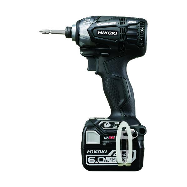 HiKOKI 14.4Vコードレスインパクトドライバ 6.0Ah 黒いこと WH14DDL2-2LYPK-B