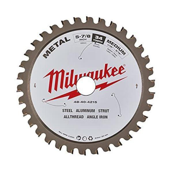 milwaukee 150mm チップソーカッター用交換刃 34T (鉄鋼用) 48-40-4215