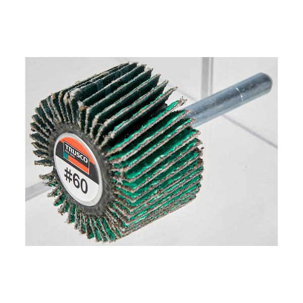 TRUSCO(トラスコ) 超研削フラップホイール 外径80X幅25X軸径6 #Z40 5個入 HF8025Z-40