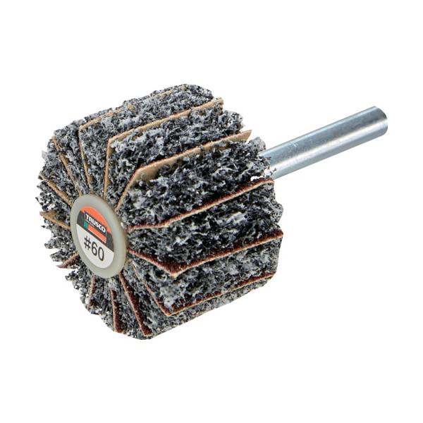 TRUSCO(トラスコ) ナイロンミックスホイール 外径60X厚25X軸6 60♯(5個入) FM6025-60