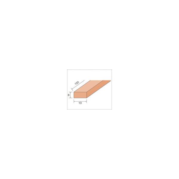 ナカニシ スティック砥石標準タイプ 6本入 13×6×150 WA #400 56169