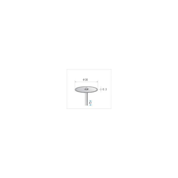ナカニシ 電着金剛石レコード盤 φ30×0.3×軸φ2.34 #200 14071