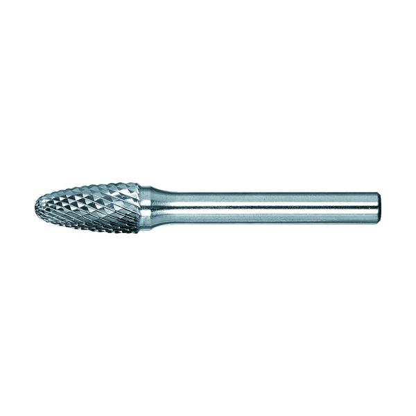 スーパー スーパー超硬バー ダイヤモンドカット ロー付タイプ シャンク径6mm(砲弾型) 刃径:9.5 刃長:19.0 SB3C03D