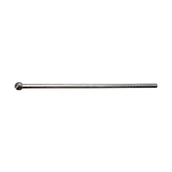 NRS 超硬バー 球dカット 刃径10×刃長8.5×軸径6×軸長150.5 ロー付 TCBT7600DXL
