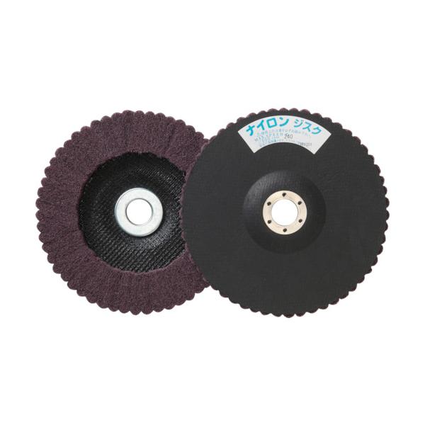 TRUSCO(トラスコ) ナイロンレコード盤 Φ180X15X22 (5個入) 240# GPN180 240