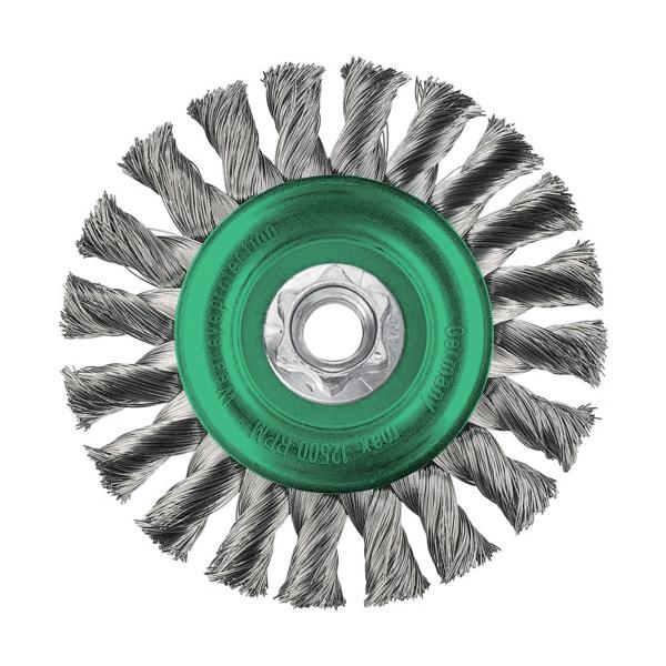 LESSMANN ホイールブラシ Φ100 ステンレス線 0.35 471714