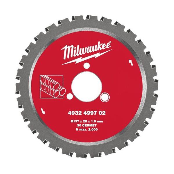 milwaukee ツライチ鉄筋カッター用交換刃(137mm x 28mm x 30T) 4932499702