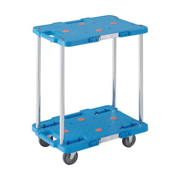 TRUSCO(トラスコ) 樹脂製台車 ルートバン 2段式 370X500 青 MPB-502-B 8,081円