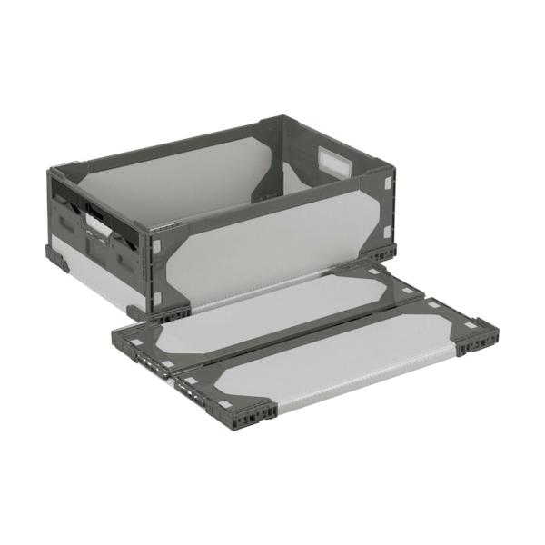 RISU リット変わり種折りたたみ入れもの 611549 LT-RS-SS47薄墨色/薄墨色630×420×216 LTRSSS47GYGY630X420X216