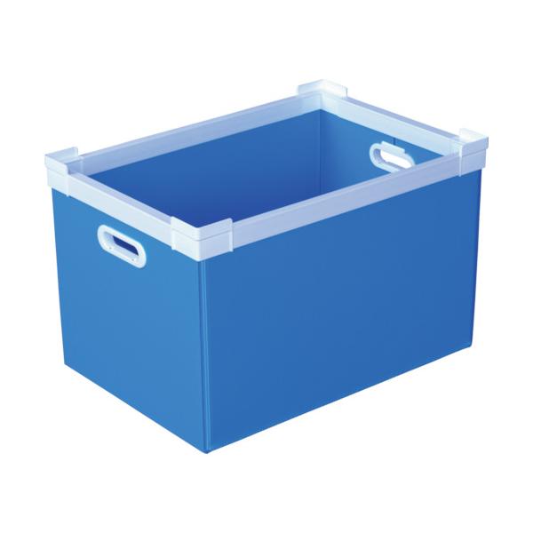 KUNIMORI プラダン NSコンテナ 50L(SWコーナー)ライトブルー 78302-NS50L-LB