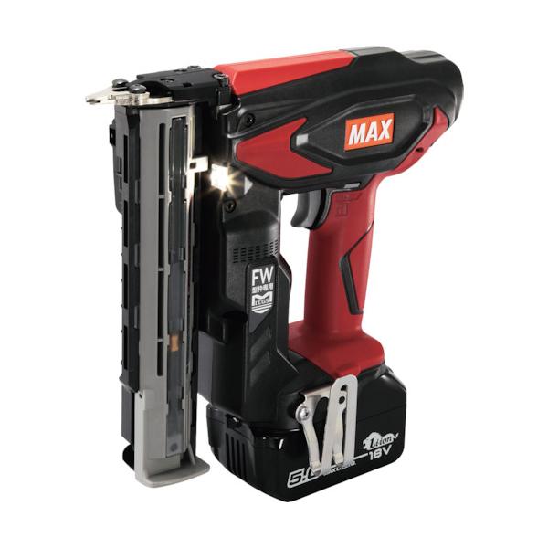 MAX 型枠用充電式フィニッシュネイラセット(5.0Ah) TJ35FN3FWBC1850A