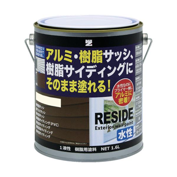 BANーZI 脂・軽銀(窓枠・外壁)用えの具 RESIDE 1.6L 象牙色 25-92B L-RSD/L16D1