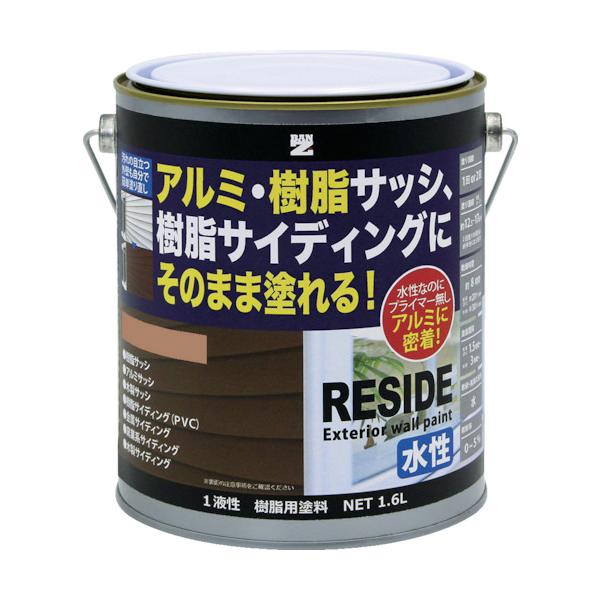 BANーZI 脂・軽銀(窓枠・外壁)用えの具 RESIDE 1.6L 自然的 19-50F L-RSD/L16E1≪店卸し資産境界線≫