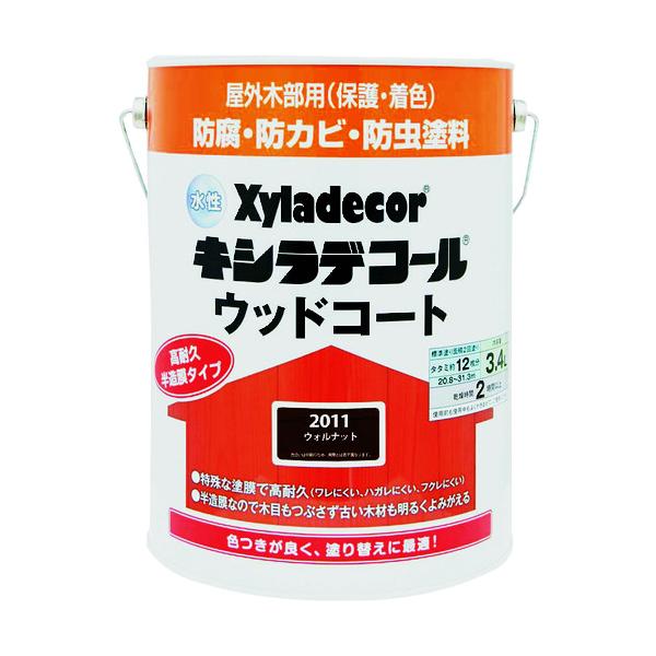 KANSAI 水性XDウッドコートS ウォルナット3.4L 00097670350000
