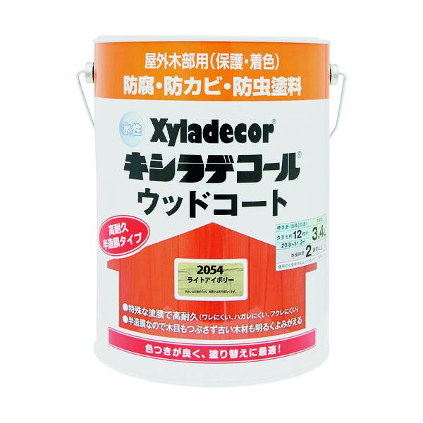 KANSAI 水性XDウッドコートS ライトアイボリー 3.4L 00097670510000