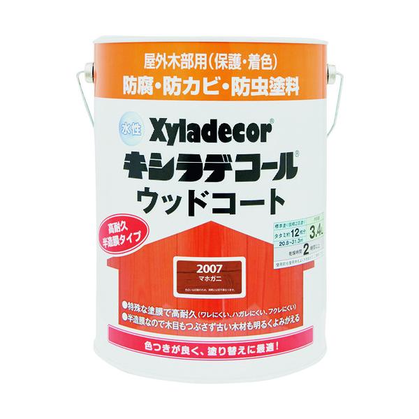KANSAI 水性XDウッドコートS マホガニ 3.4L 00097670190000