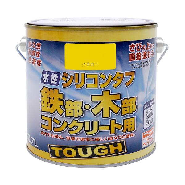 ニッぺ 水性シリコンタフ イエロー 1.6L 4976124092954