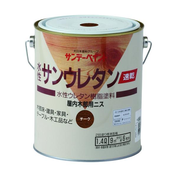 サンデーペイント 速乾水性サンウレタン とうめいつやあり 1400M 21Q13