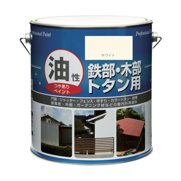 ニッぺ 塗料 油性鉄部・木部・トタン用 3.2L ホワイト HYJ001-3.2 4976124097409