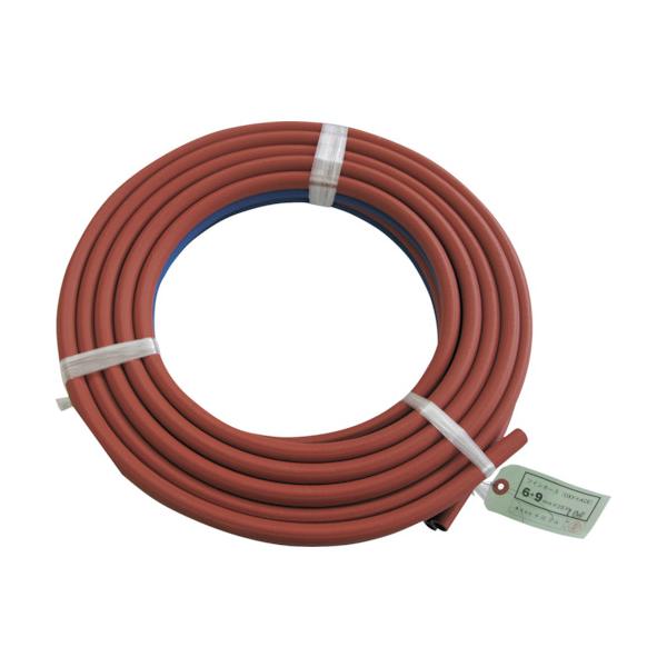 SUZUKID ツインガスホース O6.5φ・アセチレン9.5φ 10m W-78