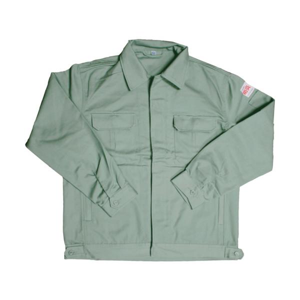 太陽の光物産 Armatex防炎前掛け 地べた緑であること 3L AX7000 3L EG≪店卸し資産区分け≫
