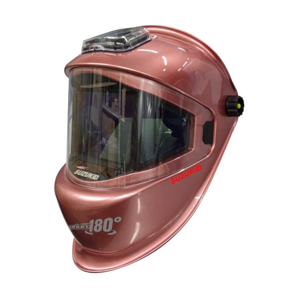 SUZUKID 自動小銃遮光溶接面 アイボーグ180°ロゼヘルメット取り付きアダプター付 EB-300PWRH