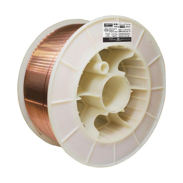 TRUSCO(トラスコ) 軟鋼ソリッドワイヤ0.8Φ10KG NSW-08-10