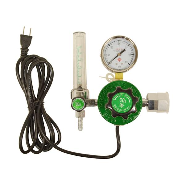 SUZUKID レギュレータCR-150 CO2 100%用 暖房器付 P-639