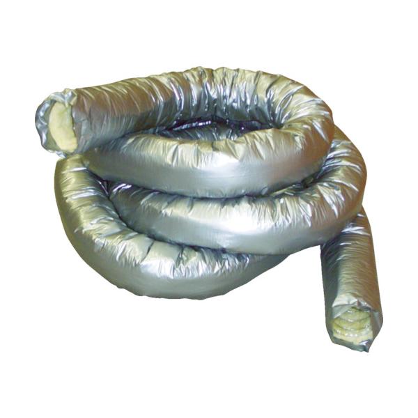 フジモリ 保温付フレキシブルダクト フジレックスIP(両側端末未処理品) 100φ×10m IPM-10-100|工具の楽市