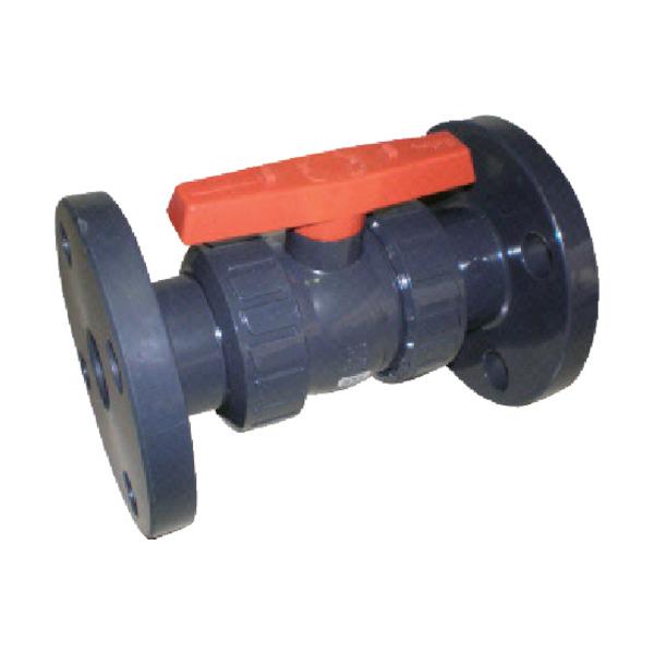 エスロン 塩ビ製どんぶり鉢弁膜 フランジ式 本体PVC O輪っかEPDM 32 長さ190mm×高さ75粍 BV32FX
