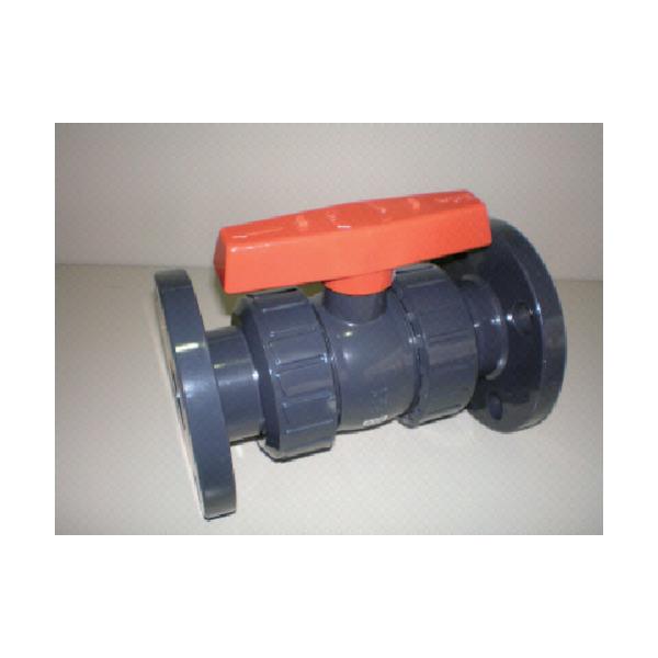 エスロン 塩ビ製どんぶり鉢弁膜 フランジ式 本体PVC O輪っかEPDM 40 長さ212mm×高さ171粍 BV40FX