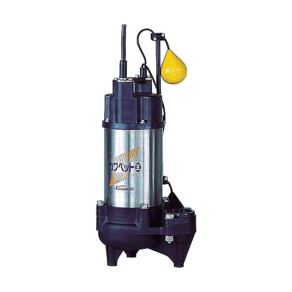 川本 水抜き用脂製水中揚水機(汚れ用) 1.5kw 全揚程16.8m(揚水機本体のみ) WUO-506/656-1.5LG