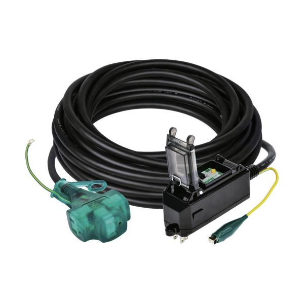 NICHIDO プラグインポッキンブレーカ 漏電保護専用 10m PIPB-EB10E-S