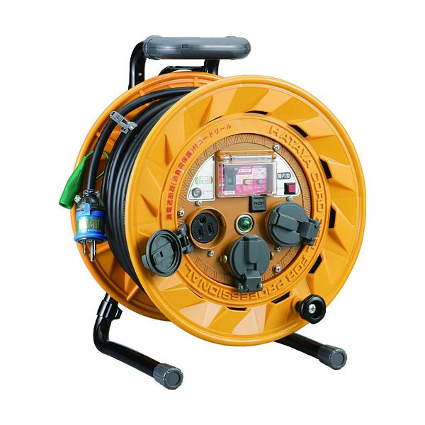ハタヤ BR型 単相100V型ブレーカーリール 30m 温度センサー・アースチェック付 TBR-301KG