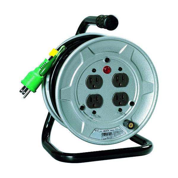 NICHIDO 電工ドラム アース付 10m NS-E14