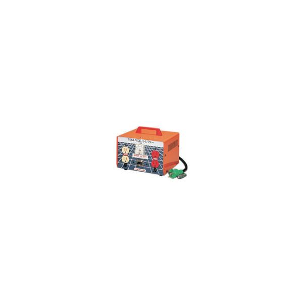 NICHIDO 昇圧専用トランス 安全型(連続定格) 3KVA 3芯タイプ アース付 過負荷漏電保護兼用ブレーカー付 M-EK30