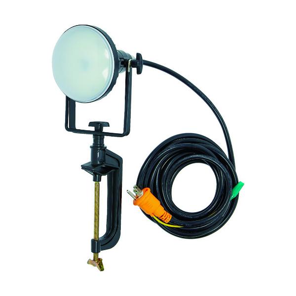 TRUSCO(トラスコ) LED投光器 DELKURO バイスタイプ 20W 10m アース付 2芯3芯両用タイプ RTLE-210EP-V
