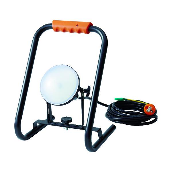 TRUSCO(トラスコ) LED投光器 DELKURO スタンドタイプ 20W 5m アース付 2芯3芯両用タイプ RTLE-205EP-S