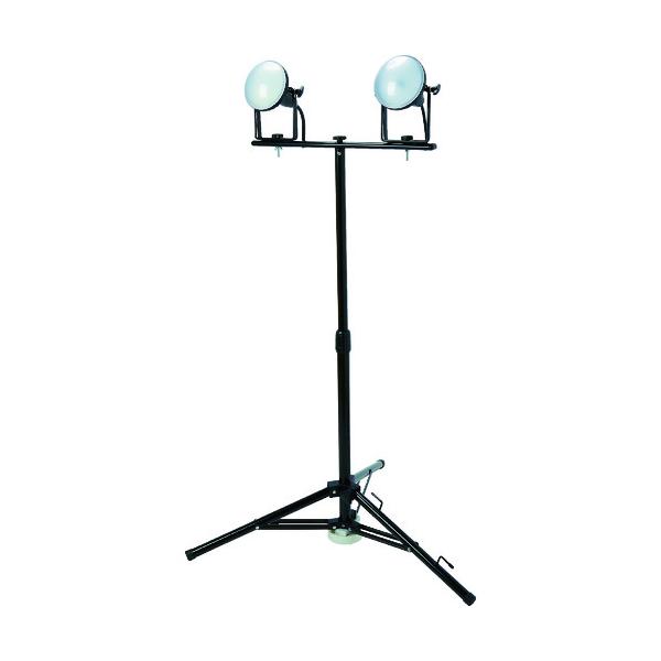 TRUSCO(トラスコ) LED投光照明器 DELKURO 三脚架印字機 2灯 20W 10m RTLE-210-SK2