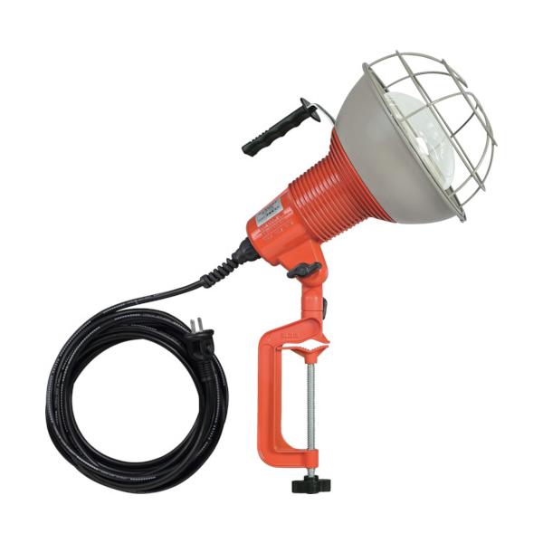 ハタヤ 防雨型作業灯 リフレクターランプ300W 100V電線5m バイス付 RG-305