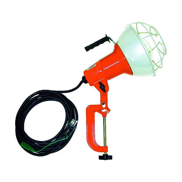 ハタヤ 防雨型作業灯 リフレクターランプ500W 100V接地付5m バイス付 RG-505K