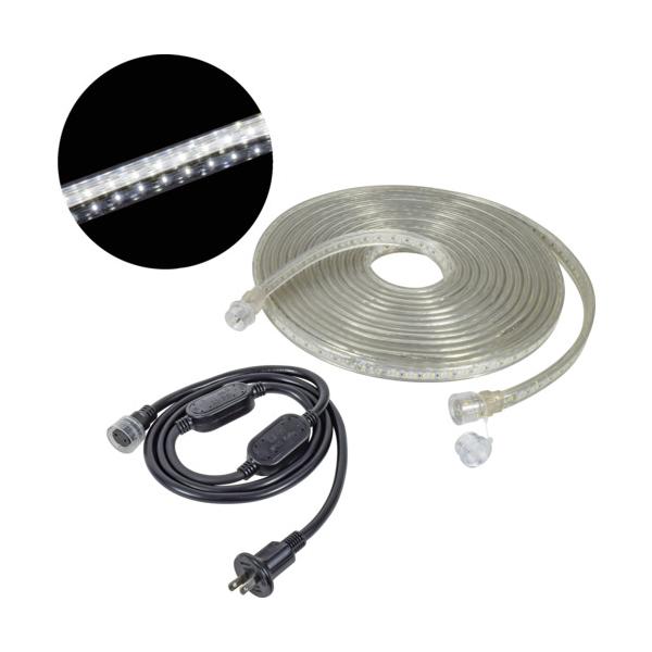 NICHIDO 帯状LED照明 LEDコネクトライン 片面発光 5m 白 シリコンタイプ LECS-5LA-W